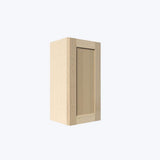 LIFEART CABINETRY Lancaster Shaker Assembled 9 in. x 30 in. x 12 in. Wall Cabinet with 1-Door in Natural Wood