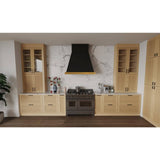 LIFEART CABINETRY Lancaster Shaker Assembled 9 in. x 30 in. x 12 in. Wall Cabinet with 1-Door in Natural Wood
