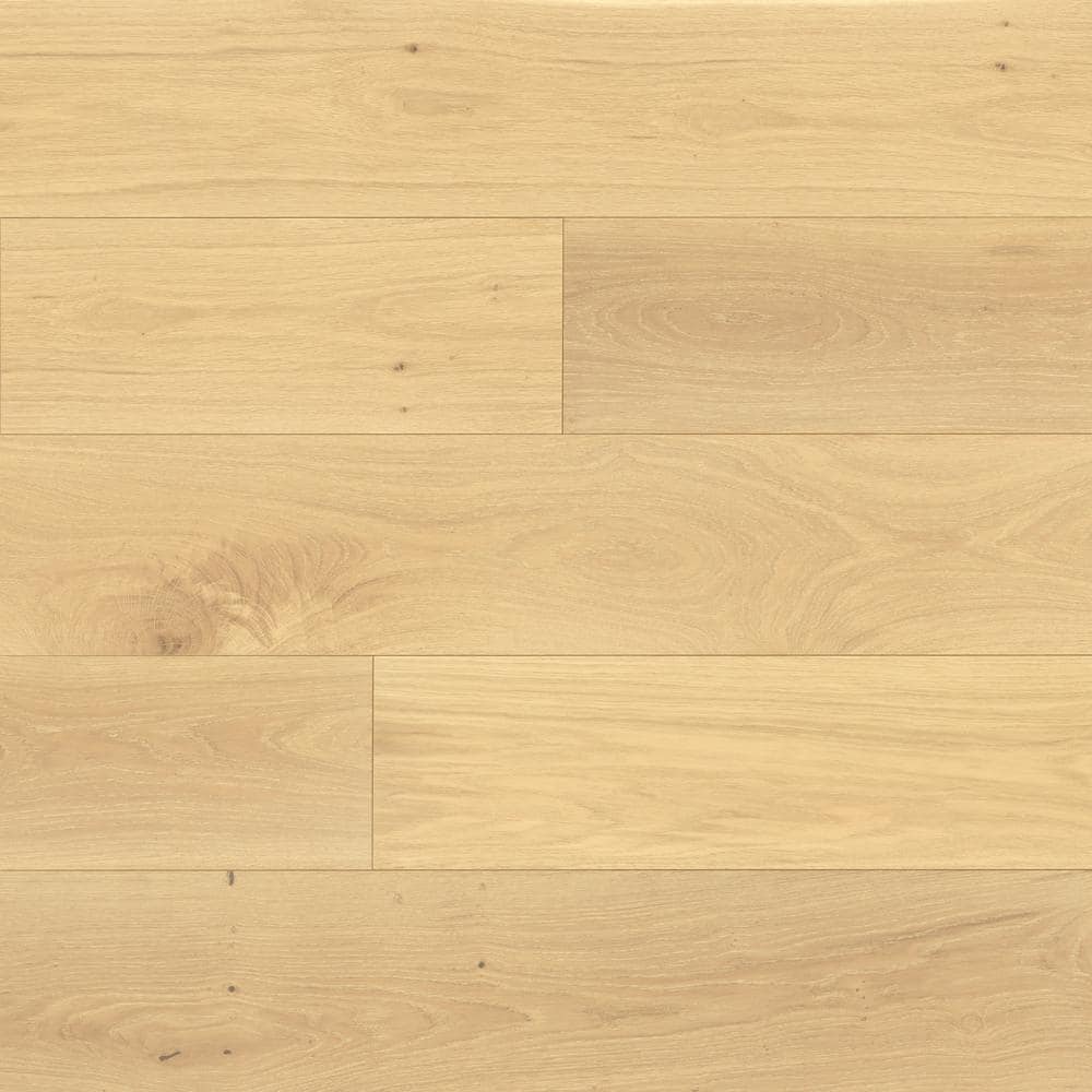Bedrosians Laguna French Oak in Naturale 0.16 in. T x 9.5 in. W Click-Lock Engineered Hardwood Flooring (28.41 sq. ft./CTN)