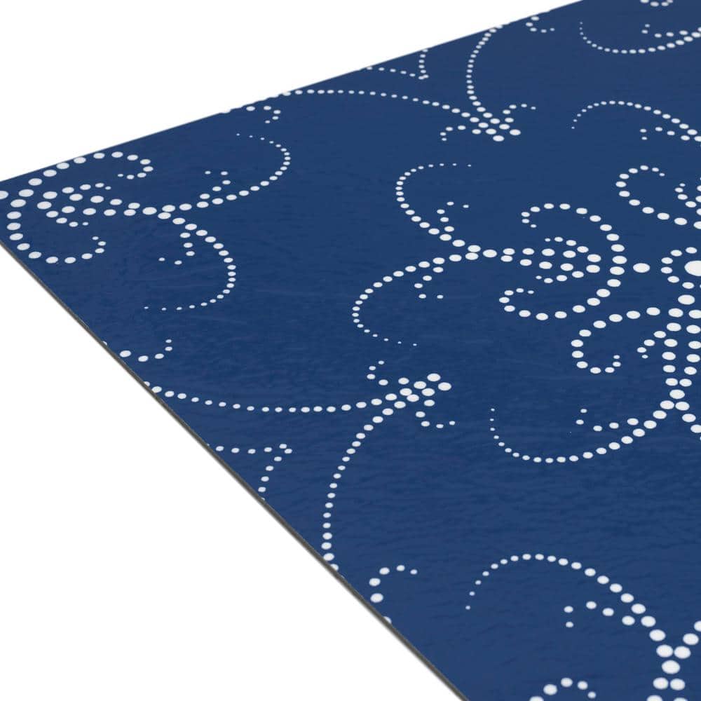 ACHIM Retro Navy Pearl 12 in. x 12 in. Self-Adhesive Vinyl Floor Tile (20 Tiles/20 sq. ft.)