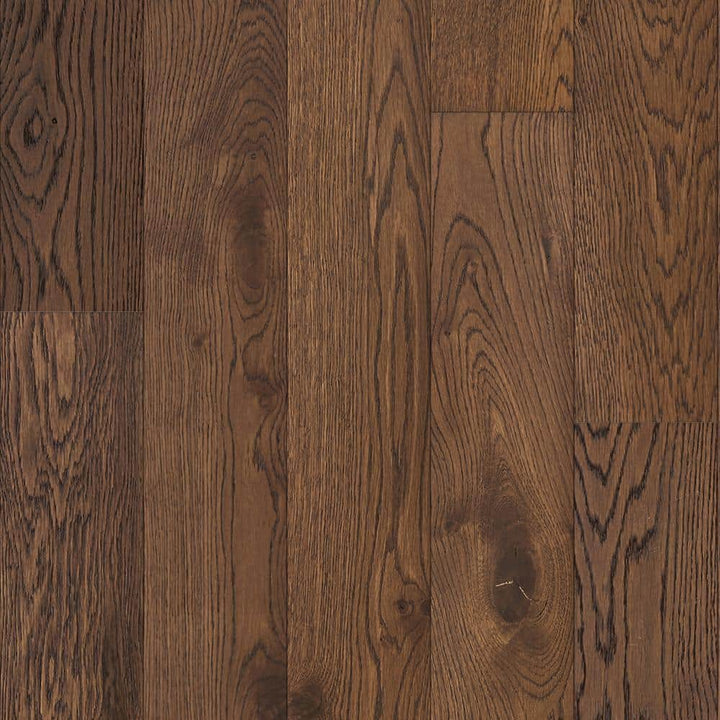 ACQUA FLOORS Neah Oak 1/4 in. T x 5 in. W Click Lock Wire Brushed Engineered Hardwood Flooring (16.7 sq.ft./case)