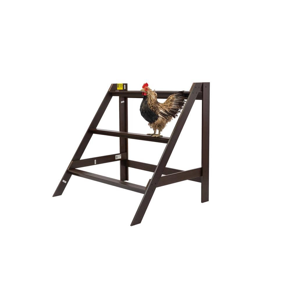 New Age Pet ECOFLEX Restful Roost, L Shape Roosting Bar, Large- Walnut