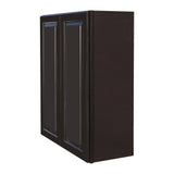 LIFEART CABINETRY LaPort Assembled 30 in. x 36 in. x 12 in. Wall Cabinet with 2 Doors 2 Shelves in Dark Espresso