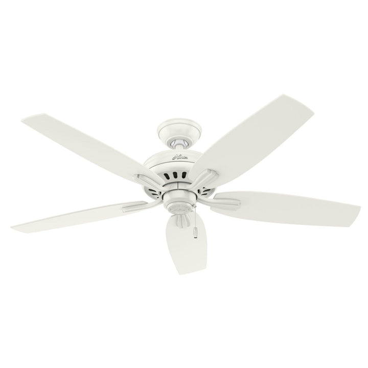 Hunter Newsome 52-in Fresh White Indoor Ceiling Fan (5-Blade)