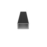 NewTechWood Alusions 1 in. x 2 in. x 144 in. Coextruded Indian Ebony Wood Composite Aluminum Beams
