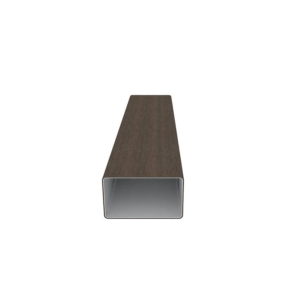 NewTechWood Alusions 1 in. x 2 in. x 144 in. Coextruded Brazilian Ipe Wood Composite Aluminum Beams