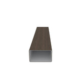 NewTechWood Alusions 1 in. x 2 in. x 144 in. Coextruded Brazilian Ipe Wood Composite Aluminum Beams