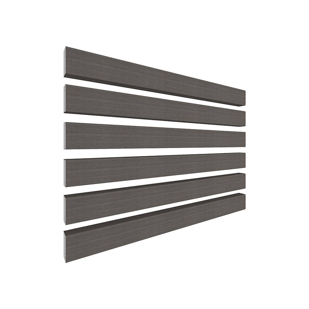 NewTechWood Alusions 1 in. x 2 in. x 144 in. Coextruded Argentinian Silver Gray Wood Composite Aluminum Beams