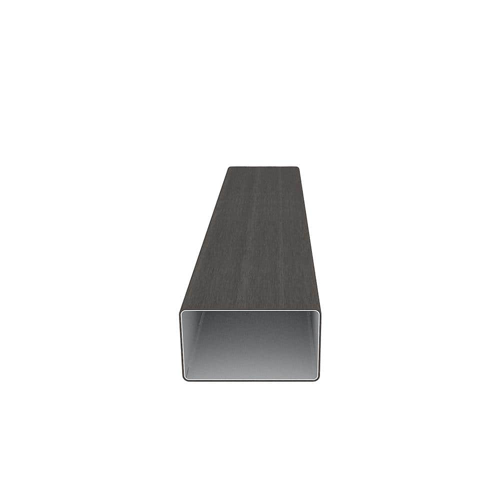 NewTechWood Alusions 1 in. x 2 in. x 144 in. Coextruded Argentinian Silver Gray Wood Composite Aluminum Beams