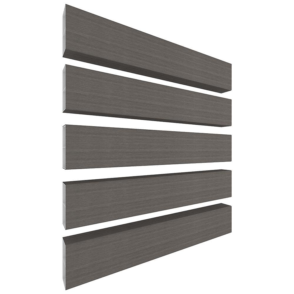 NewTechWood Alusions 2 in. x 4 in. x 144 in. Coextruded Argentinian Silver Gray Wood Composite Aluminum Beams