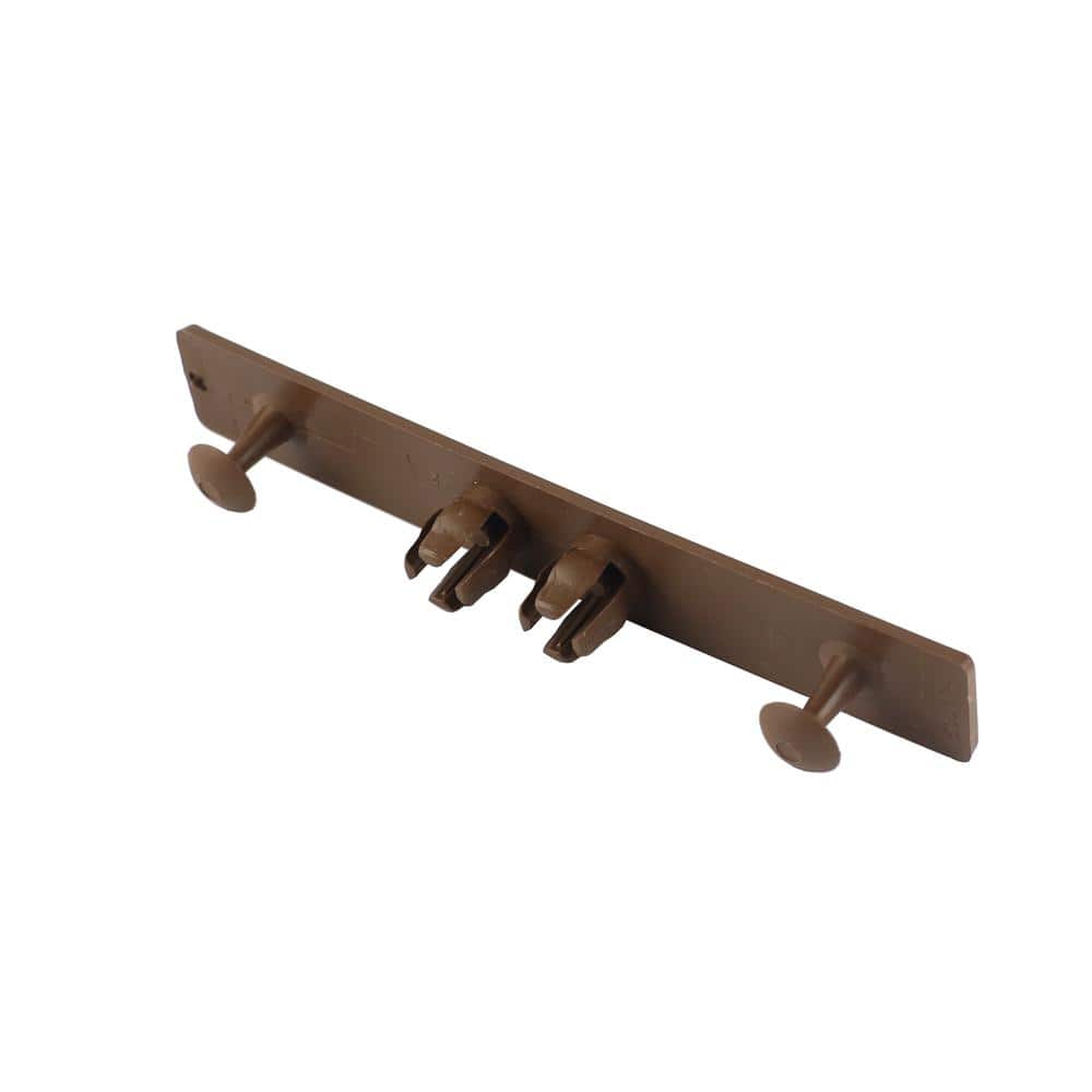 NewTechWood UltraShield Brazilian Ipe Angle End Cap for Composite Decking Boards (10 per Bag)