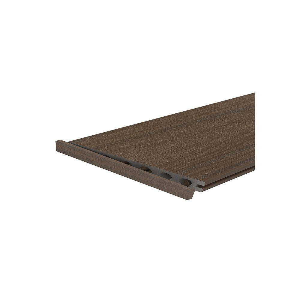 NewTechWood UltraShield Brazilian Ipe Angle End Cap for Composite Decking Boards (10 per Bag)