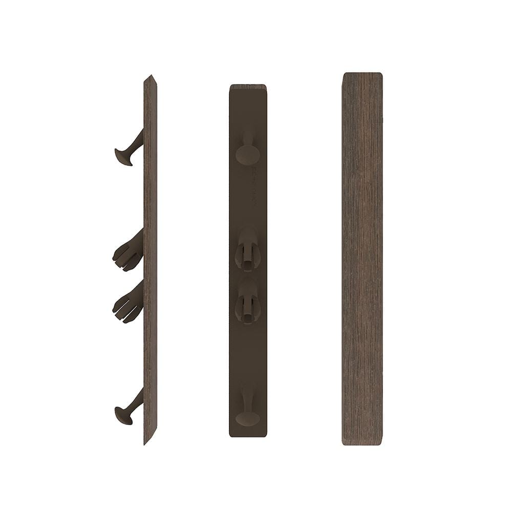 NewTechWood UltraShield Brazilian Ipe Angle End Cap for Composite Decking Boards (10 per Bag)