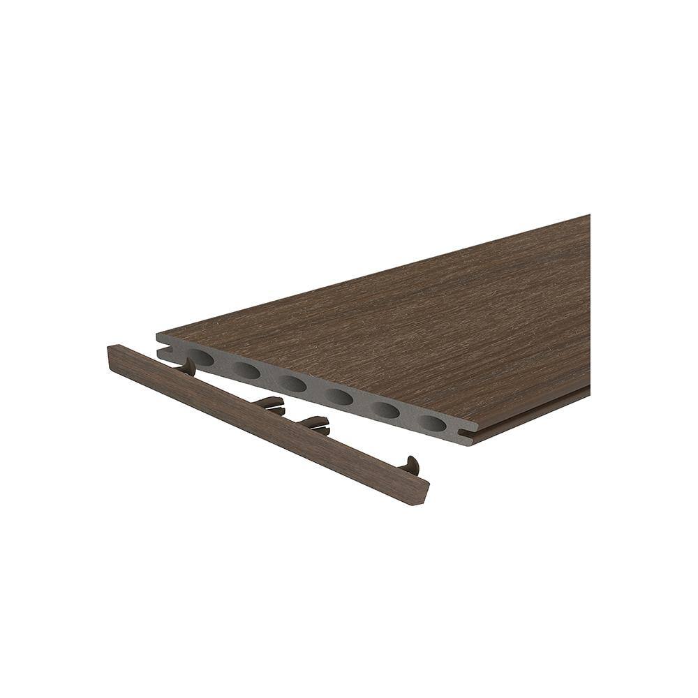 NewTechWood UltraShield Brazilian Ipe Angle End Cap for Composite Decking Boards (10 per Bag)