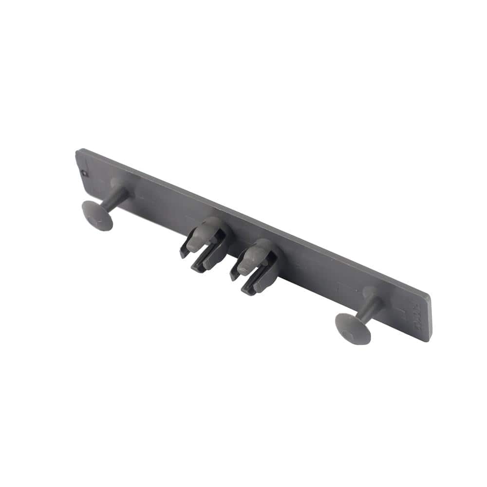 NewTechWood UltraShield 16 ft. Westminster Gray Angle End Cap for Composite Decking Boards (10 Per Bag)