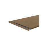 NewTechWood UltraShield Peruvian Teak Angle End Cap for Composite Decking Boards (10 per Bag)