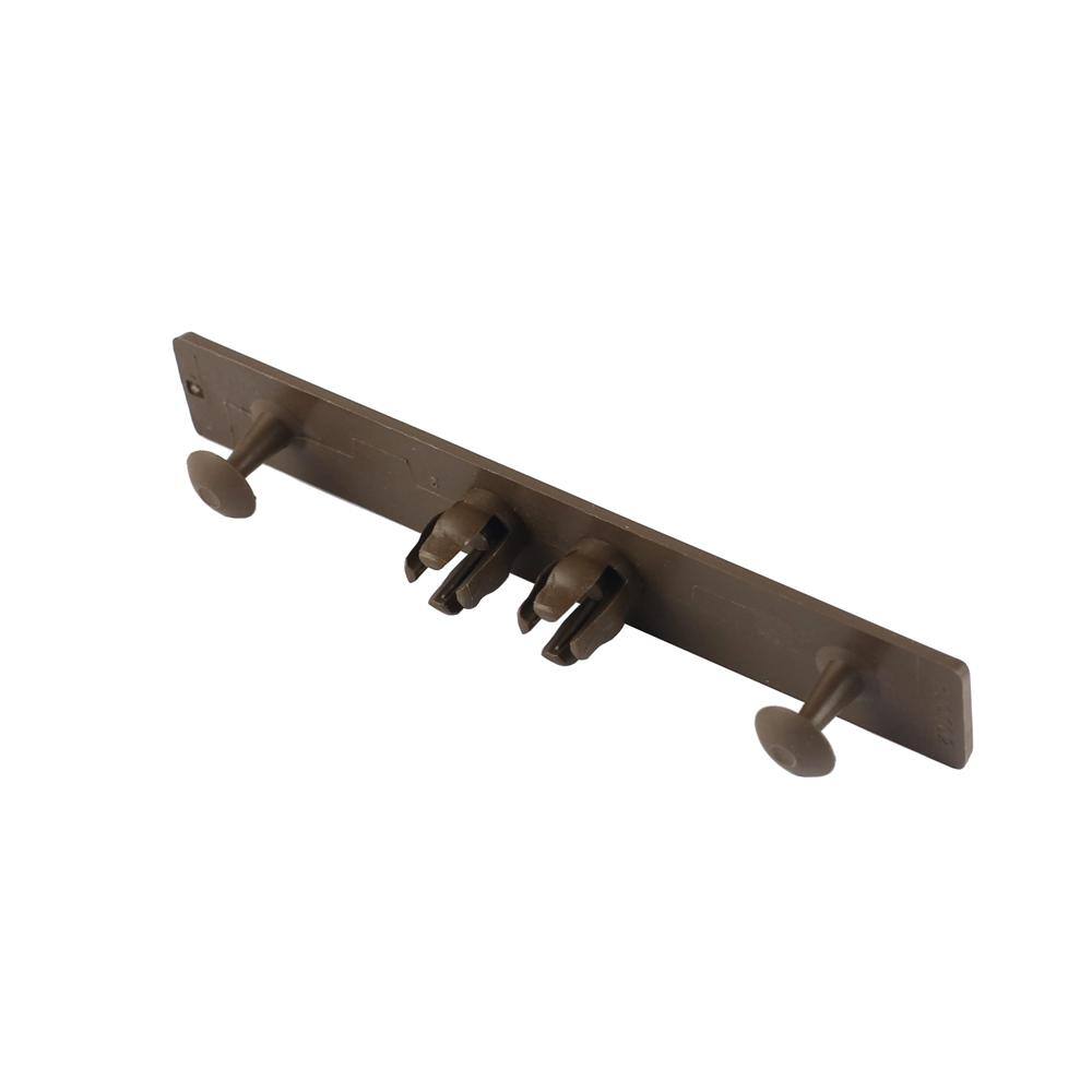 NewTechWood UltraShield 16 ft. Spanish Walnut Angle End Cap for Composite Decking Boards (10 Per Bag)
