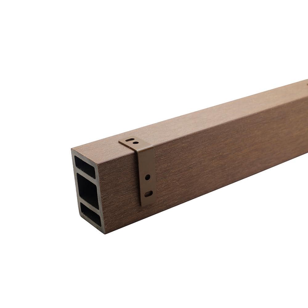 NewTechWood Angle Bracket for Alusions Decorative Profile Brown