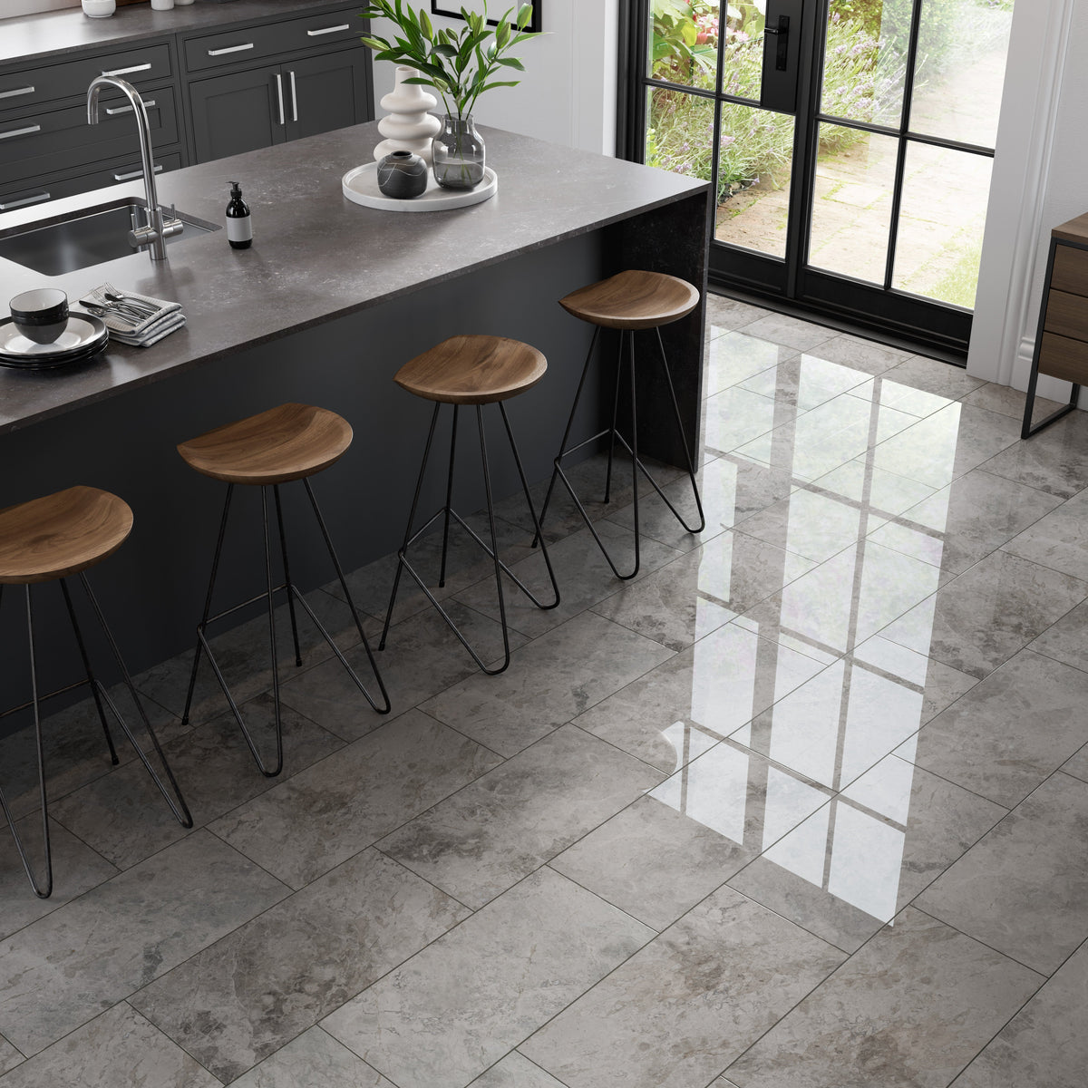 Emser Marble Silver 12-in x 24-in Polished Natural Stone Floor and Wall Tile