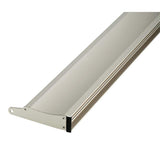 Delta 27 in. to 36 in. Semi-Frameless Contemporary Pivot Shower Door Track Assembly Kit in Bronze