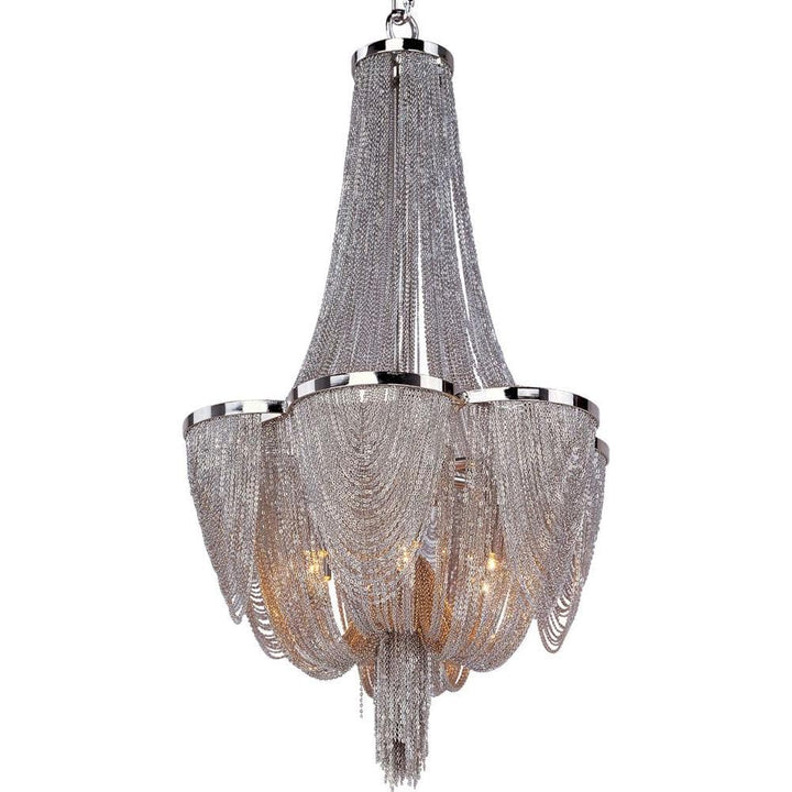 Maxim Lighting Chantilly 6-Light Polished Nickel Chandelier