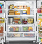GE 18.6 cu. ft. French Door Refrigerator in Fingerprint Resistant Stainless Steel, Counter Depth (33" Wide)