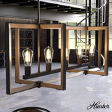 Hunter Woodburn 5-Light Noble Bronze Candlestick Chandelier