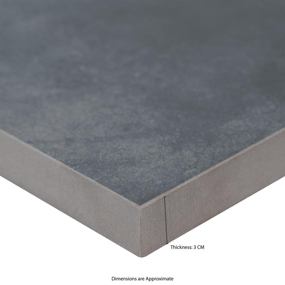 MSI Nolitan Carbon 3 cm x 24 in. x 24 in. Porcelain Paver Floor Tile (8 sq. ft./Case)