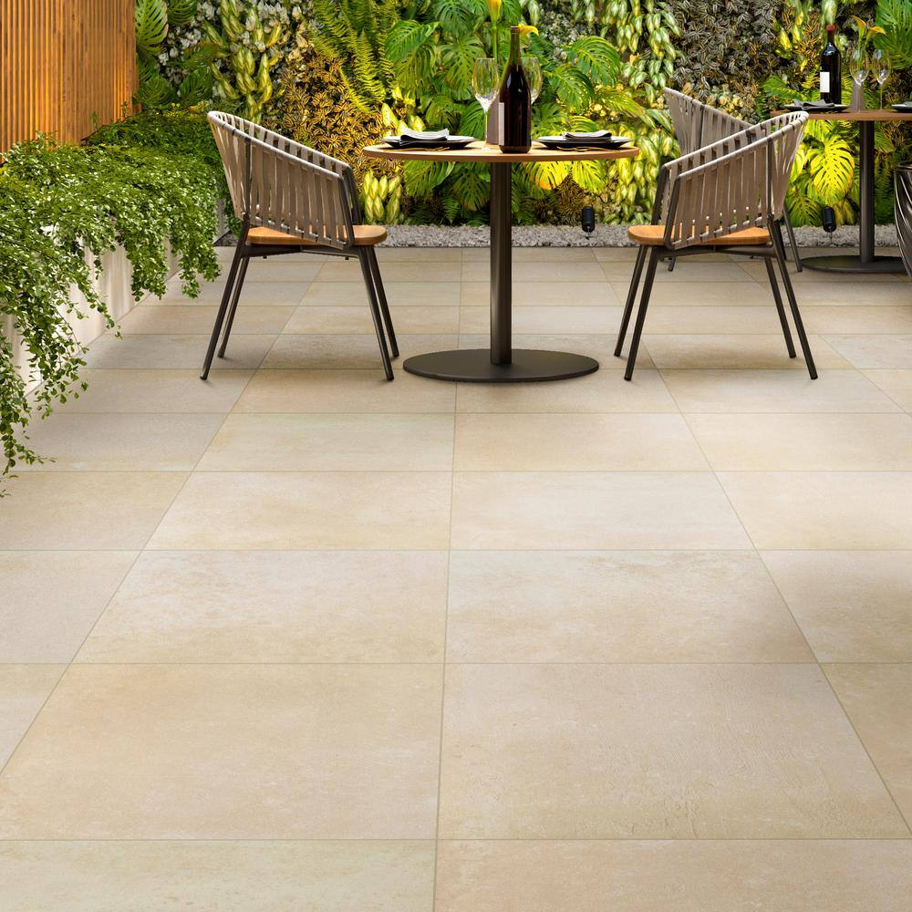MSI Nolitan Sand 3 cm x 24 in. x 24 in. Porcelain Paver Floor Tile (8 sq. ft./Case)