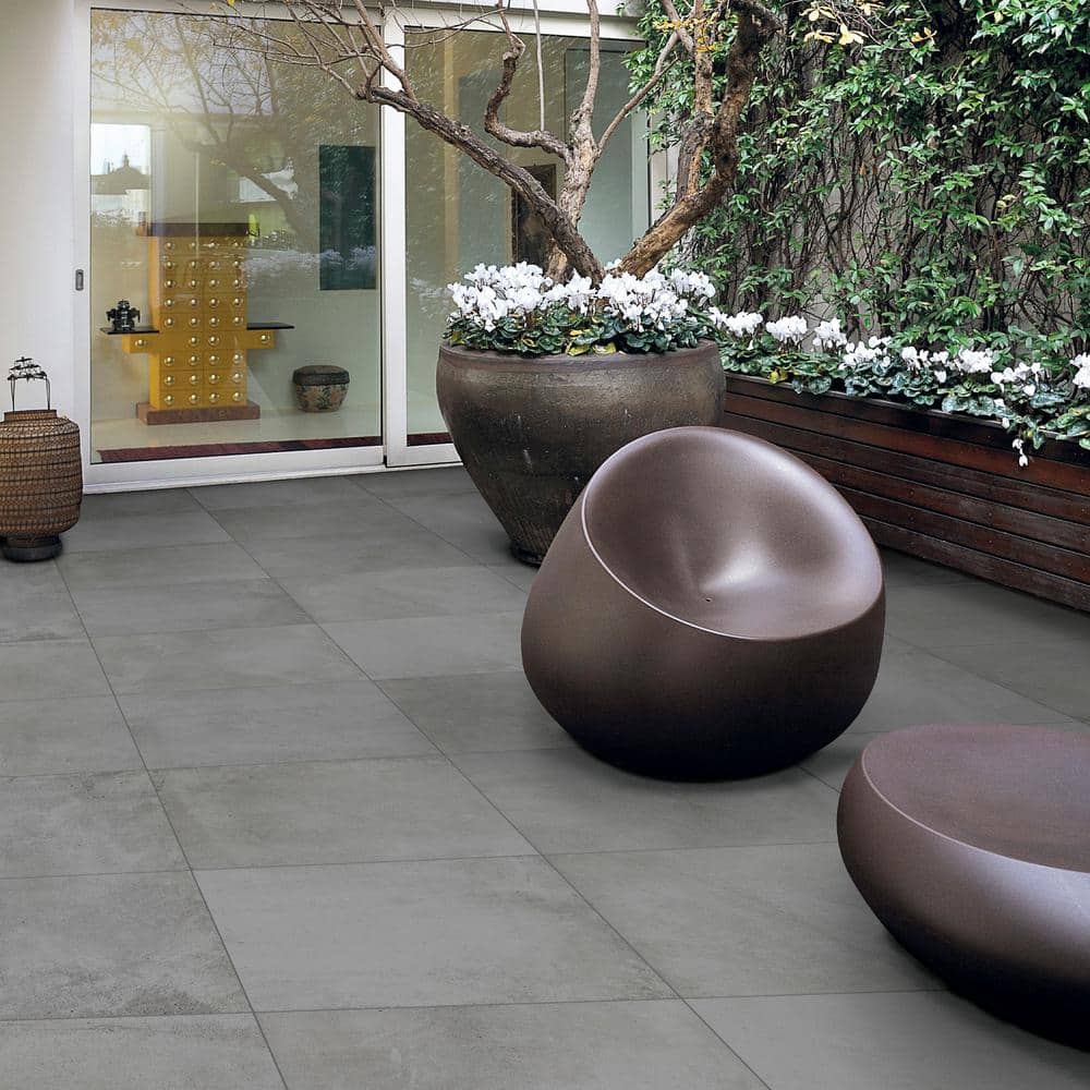 MSI Nolitan Smoke 3 cm x 24 in. x 24 in. Porcelain Paver Floor Tile (8 sq. ft./Case)