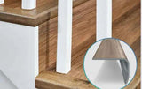 Nomad 1.32 in. Thick x 1.88 in. Wide x 78.7 in. Length Vinyl Stair Nose Molding - Super Arbor