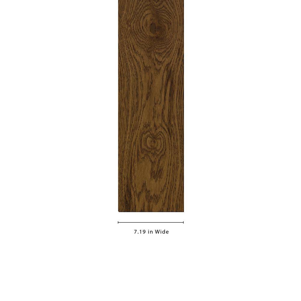 Baltic Wood Nougat European Oak 1/2 in. T x 5.8 in. W Wire Brushed Engineered Hardwood Flooring (31.5 sq.ft./case)