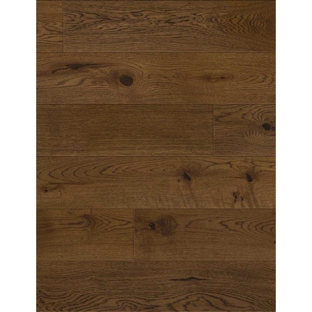Baltic Wood Nougat European Oak 1/2 in. T x 5.8 in. W Wire Brushed Engineered Hardwood Flooring (31.5 sq.ft./case)