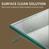 NTQ 60 in. W x 79 in. H Soft Close Double Sliding Bypass Frameless Glass Shower Door in Brushed Nickel 3/8 in. Clear Glass