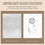 NTQ 60 in. W x 79 in. H Soft-Close Frameless Double Sliding Alcove Glass Shower Door in Matte Black 3/8 in. Tempered Glass