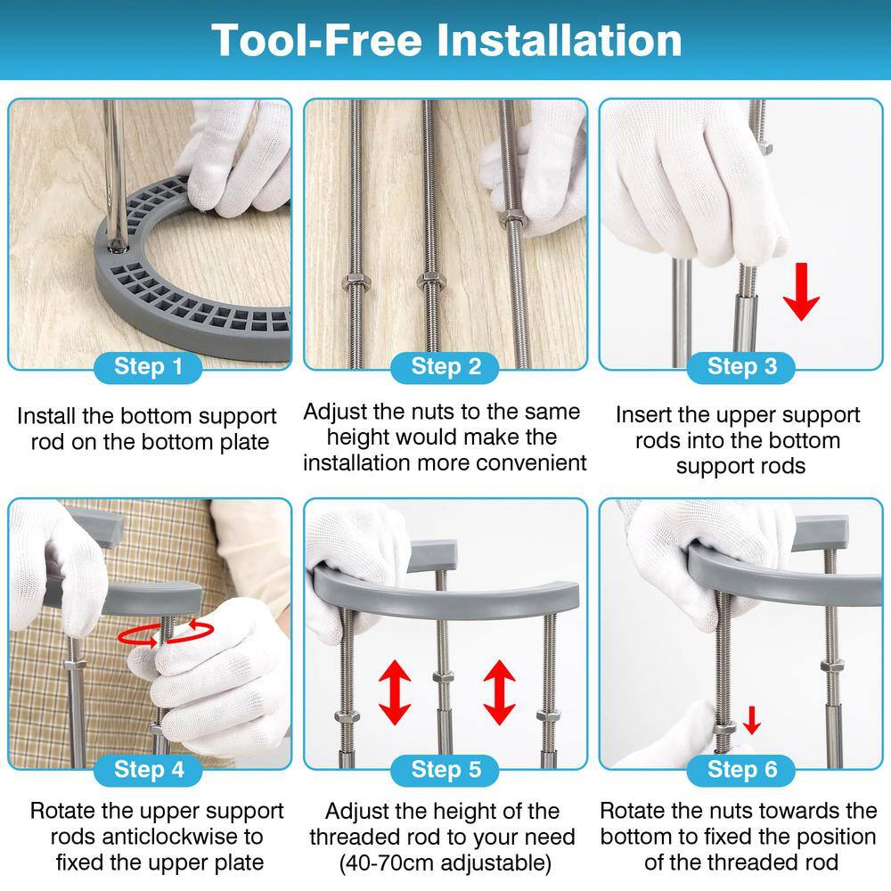 Numhew Adjustable Undermount Sink Support Brackets
