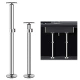 Numhew Adjustable Stainless Steel Undermount Sink Brackets Support Pole (2-Pack)