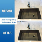Numhew Sink Repair Kit: Adjustable Undermount Sink Brackets (4-Pack)