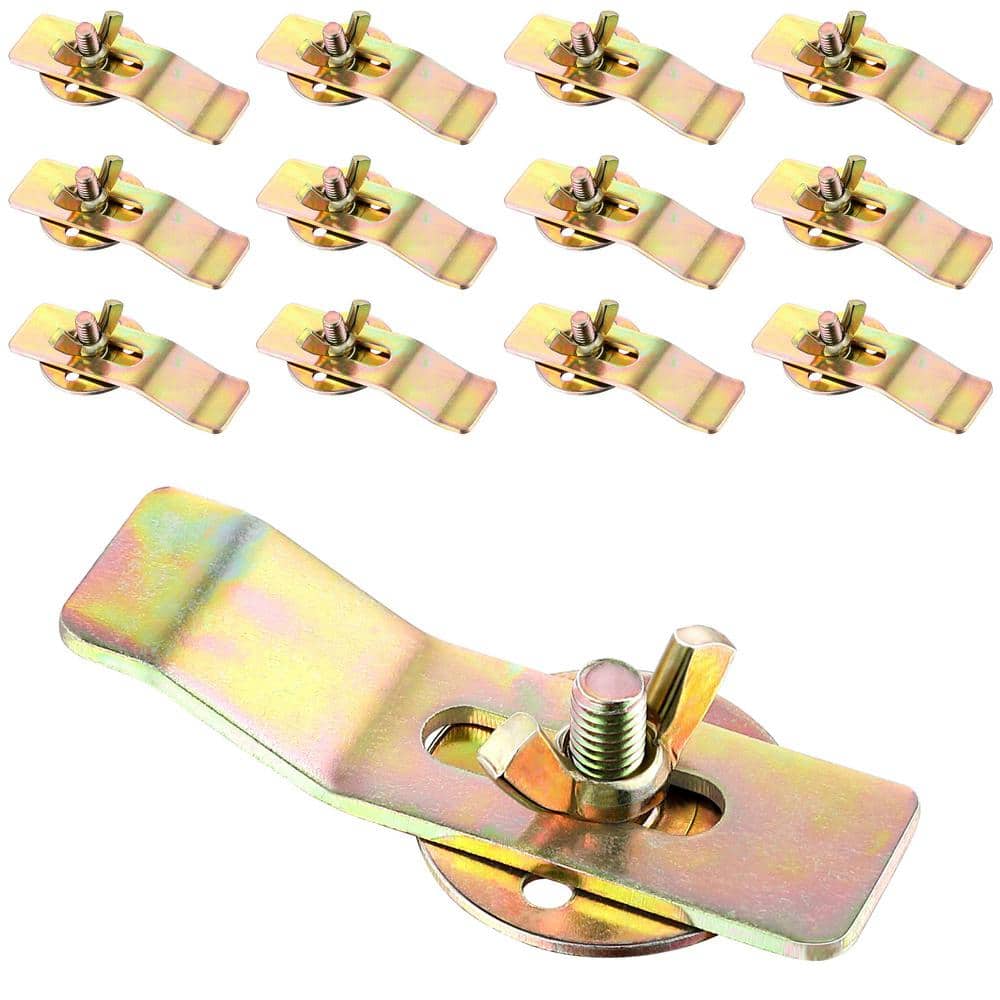 Numhew Gold Undermount Sink Clips Mounting Kit - 12 Pack