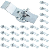 Numhew 0.4 in. H x 2.6 in. W x 0.79 in. D Silver Undermount Sink Clips, Sink Mounting Kit Bracket (24-Pack)