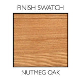 Design House Richland 36 in. W x 30 in. H x 4-4/5 in. D Framed Tri-View Surface-Mount Bathroom Medicine Cabinet in Nutmeg Oak