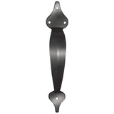 NUVO IRON Black Galvanized Steel Gate Pull Handle (24-Pack)