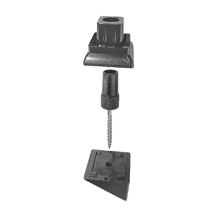 NUVO IRON Square Surface Mount Stair Railing Adapters for 3/4 in. Square Balusters (20-Piece)