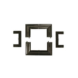 NUVO IRON Adjustable Decorative Post Plate Cover from 2 in. To 3-1/2 in.