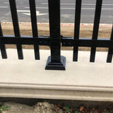 NUVO IRON Adjustable Decorative Post Plate Cover from 2 in. To 3-1/2 in.