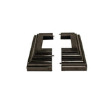 NUVO IRON Adjustable Decorative Post Plate Cover from 2 in. To 3-1/2 in.