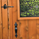 NUVO IRON Black Heavy-Gauge Galvanized Steel Gate Combo Kit (24-Pack)