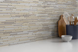 Emser Infinity Era Glass Mosaic Border Tile, 12-in x 12-in Sheet, 12-Pack