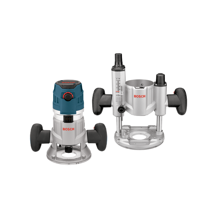 Bosch 15 Amp Corded Variable Speed Combination Plunge & Fixed-Base Router Kit with Hard Case (MRC23EVSK)