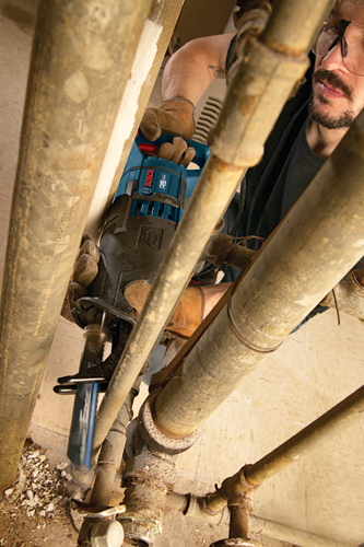 Bosch RS428 1-1/8 in. Variable Speed Corded Reciprocating Saw with Vibration Control, 14 Amp